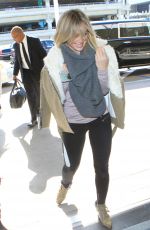 HILARY DUFF at Los Angeles International Airport 12/15/2015
