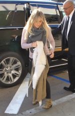 HILARY DUFF at Los Angeles International Airport 12/15/2015