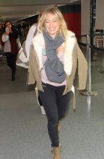 HILARY DUFF at Los Angeles International Airport 12/15/2015