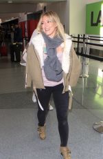 HILARY DUFF at Los Angeles International Airport 12/15/2015