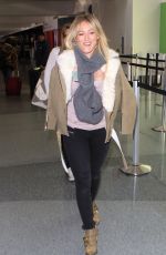 HILARY DUFF at Los Angeles International Airport 12/15/2015