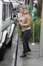HILARY DUFF Out and About in Beverly Hills 12/23/2015