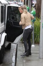 HILARY DUFF Out and About in Beverly Hills 12/23/2015