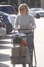 HILARY DUFF Out Shopping in Los Angeles 12/24/2015
