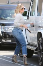 HILARY DUFF Out Shopping in Los Angeles 12/24/2015
