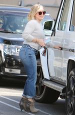 HILARY DUFF Out Shopping in Los Angeles 12/24/2015