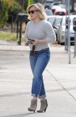HILARY DUFF Shopping at M Fredrick in Los Angeles 12/27/2015
