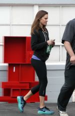 HILARY SWANK Leaves a Gym in Los Angeles 12/24/2015