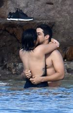 DEMI LOVATO in Swimsuit in St. Barts 12/16/2015