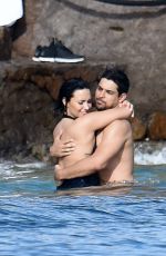 DEMI LOVATO in Swimsuit in St. Barts 12/16/2015
