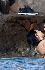 DEMI LOVATO in Swimsuit in St. Barts 12/16/2015