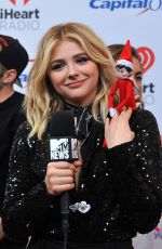 CHLOE MORETZ at Z100’s Jingle Ball 2015 in New York 12/11/2015