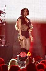 DEMI LOVATO at Z100’s Jingle Ball 2015 in New York 12/11/2015