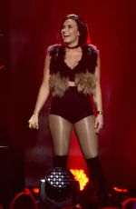 DEMI LOVATO at Z100’s Jingle Ball 2015 in New York 12/11/2015