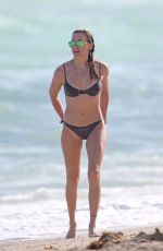 KATIE CASSIDY in Bikini at a Beach in Miami 12/21/2015