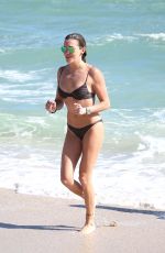 KATIE CASSIDY in Bikini at a Beach in Miami 12/21/2015