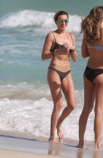 KATIE CASSIDY in Bikini at a Beach in Miami 12/21/2015