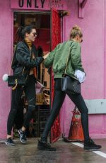 GIGI HADID and KENDALL JENNER Out Shopping in Los Angeles 12/22/2015