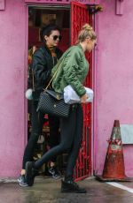 GIGI HADID and KENDALL JENNER Out Shopping in Los Angeles 12/22/2015
