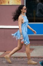 RIHANNA Out and About in Barbados 12/26/2015