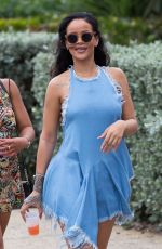 RIHANNA Out and About in Barbados 12/26/2015