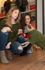 ASHLEY BENSON and SHAY MITCHELL Shopping at American Eagle Outfitters in Hollywood 12/08/2015