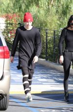 KENDALL JENNER and Mystery Guy Out in Calabasas 12/12/2015
