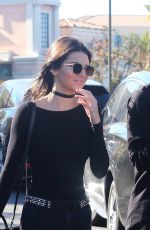 KENDALL JENNER and Mystery Guy Out in Calabasas 12/12/2015