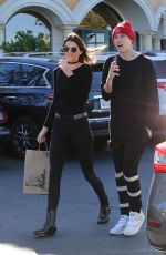 KENDALL JENNER and Mystery Guy Out in Calabasas 12/12/2015