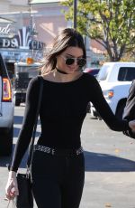 KENDALL JENNER and Mystery Guy Out in Calabasas 12/12/2015