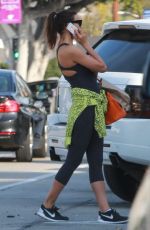 IRINA SHAYK in Leggings Out in Los Angeles 12/21/2015