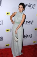 IVANA BAQUERO at The Shannara Chronicles Premiere in Los Angeles 12/04/2015