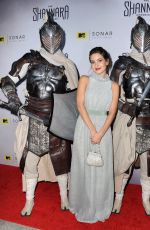 IVANA BAQUERO at The Shannara Chronicles Premiere in Los Angeles 12/04/2015