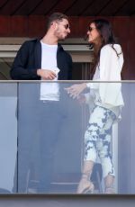 IZABEL GOULART on Her Hotel Balcony in Rio De Janeiro 12/21/2015
