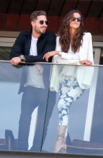 IZABEL GOULART on Her Hotel Balcony in Rio De Janeiro 12/21/2015