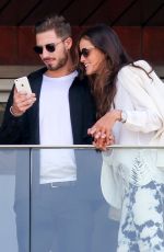 IZABEL GOULART on Her Hotel Balcony in Rio De Janeiro 12/21/2015