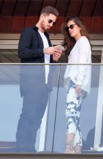 IZABEL GOULART on Her Hotel Balcony in Rio De Janeiro 12/21/2015