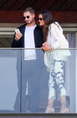 IZABEL GOULART on Her Hotel Balcony in Rio De Janeiro 12/21/2015