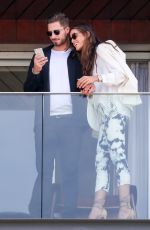 IZABEL GOULART on Her Hotel Balcony in Rio De Janeiro 12/21/2015