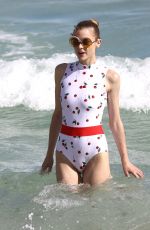 JAIME KING in Swimsuit at Beach in Miami 12/12/2015
