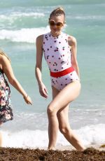 JAIME KING in Swimsuit at Beach in Miami 12/12/2015