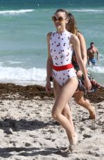 JAIME KING in Swimsuit at Beach in Miami 12/12/2015