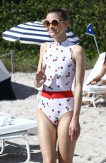 JAIME KING in Swimsuit at Beach in Miami 12/12/2015