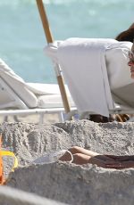 JAIME KING in Swimsuit at Beach in Miami 12/12/2015