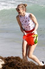 JAIME KING in Swimsuit at Beach in Miami 12/12/2015