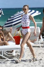 JAIME KING in Swimsuit at Beach in Miami 12/12/2015