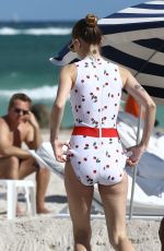 JAIME KING in Swimsuit at Beach in Miami 12/12/2015