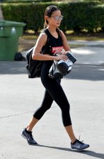 JAMIE CHUNG Leaves a Gym in West Hollywood 12/03/2015