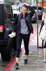 JAMIE CHUNG Leaves Spin Class in Los Angeles 12/22/2015