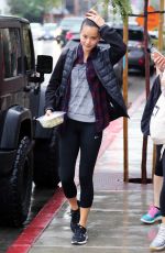 JAMIE CHUNG Leaves Spin Class in Los Angeles 12/22/2015
